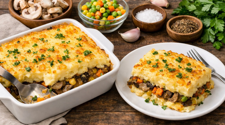 Рецепт дня: пісна картопляна запіканка з грибами