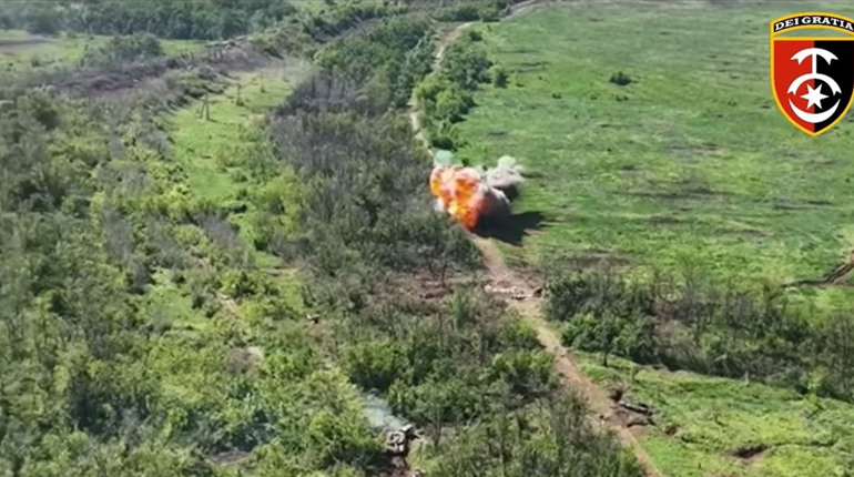 Вибуховий сюрприз від бійців "тридцятки": відео