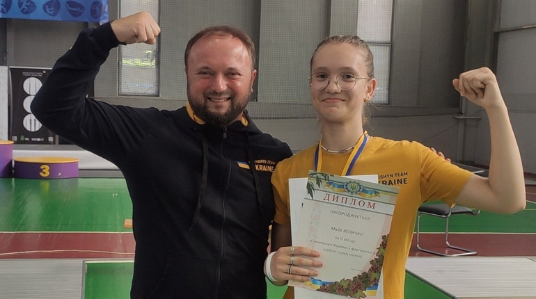 Нетішинська фехтувальниця Майя Величко здобула срібло Чемпіонату України U-23