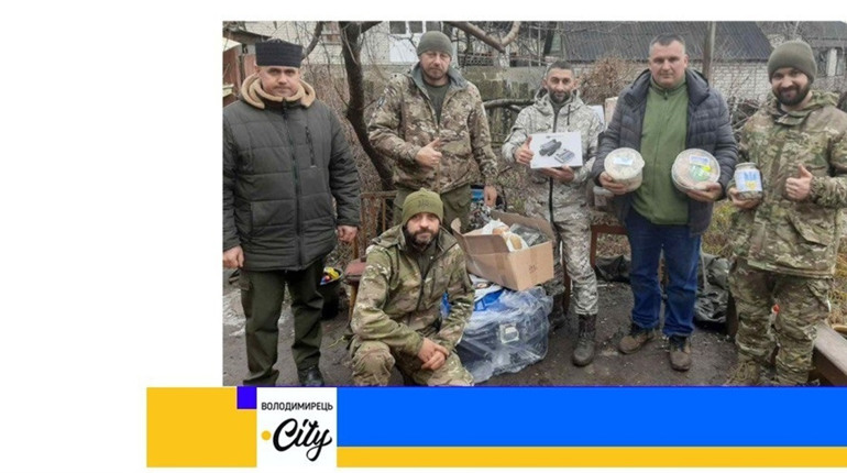 Волонтери Каноницької тергромади завезли різдвяно-новорічні подарунки землякам у ЗСУ