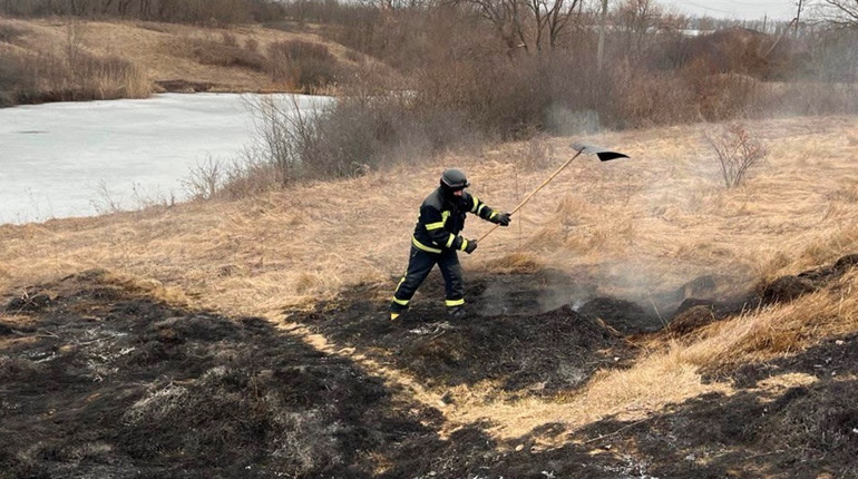 На Великобурлуччині спіймали палія: чоловікові доведеться сплатити штраф