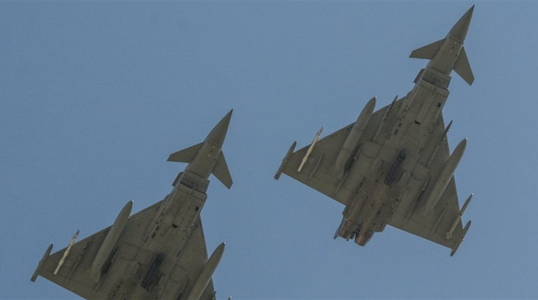 НАТО спростовує пряме зіткнення з РФ: Винищувачі Typhoon не збивали російські дрони над Україною