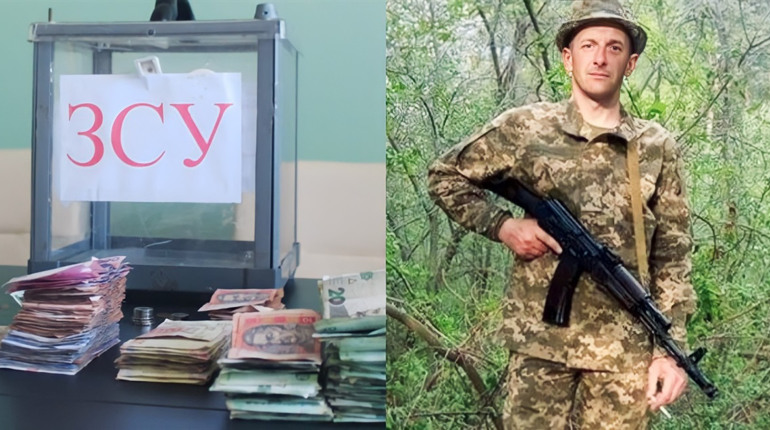 Майже 20 тисяч гривень для пораненого Романа Григоряна. Земляки прагнуть поставити його на ноги