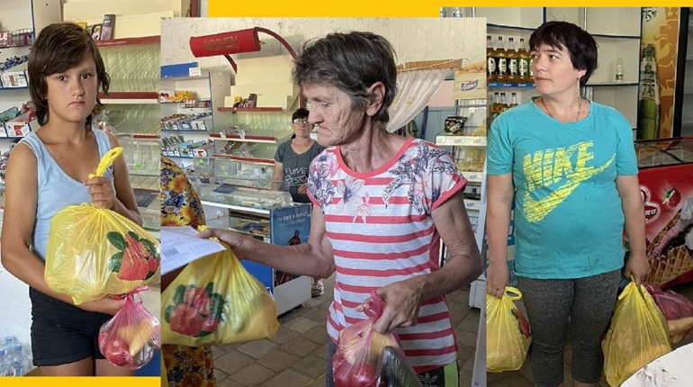 Благодійний фонд “Підтримки Мелітополя” відновив видачу продуктових наборів на Сірогозщині