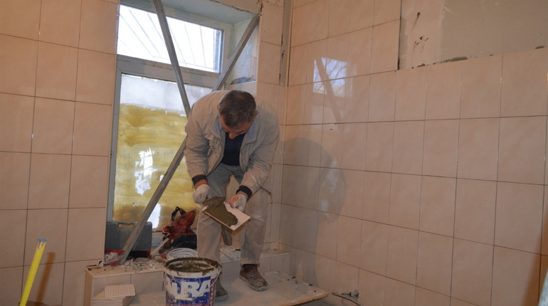 В Біляївській першій школі ремонтують приміщення