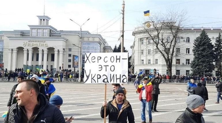 Херсон — це Україна! В обласному центрі відбувся мітинг проти окупації