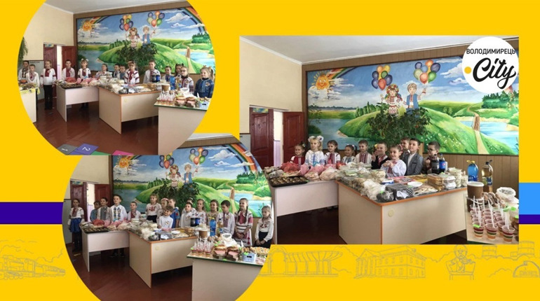 В Озерському ліцеї відбувся благодійний ярмарок. Зібрані кошти підуть на допомогу ЗСУ