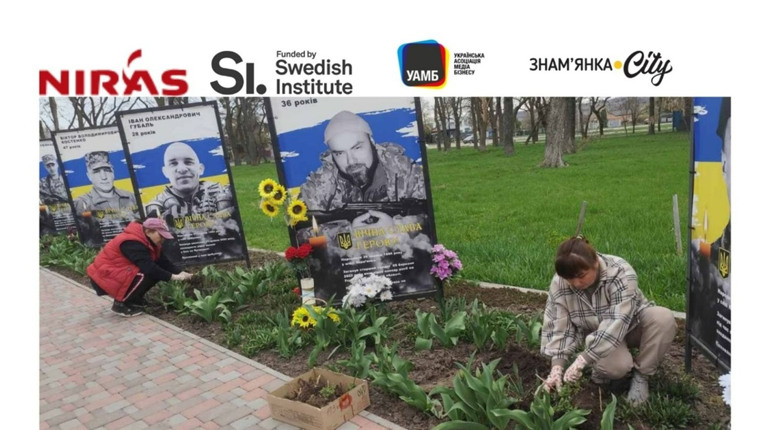 Весняна толока пам’яті: у Дмитрівській громаді впорядкували місця вшанування полеглих захисників