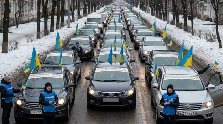 Акція та автопробіг у Південноукраїнську: містян запрошують підтримати тих, кого чекають