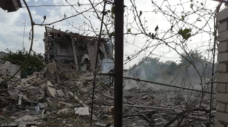 Ворог обстріляв ракетами з гелікоптера Козацьке