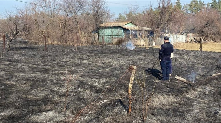 Переяславщина в диму: 8 березня трава горіла в 6 місцях, одна пожежа сягнула площі півтора гектара