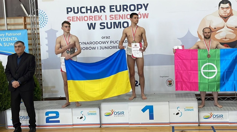 Южноукраїнські сумоїсти на Кубку Європи вибороли два срібла та посіли перше загальнокомандне місце