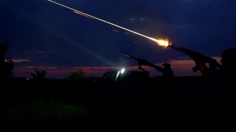 Тероборонівці мобільно-вогневої групи "Геркулес" збили черговий БпЛА у небі над Переяславщиною