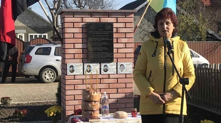 На місці останнього бою з чекістами у Мамаївцях відкрили пам’ятний знак воїнам ОУН