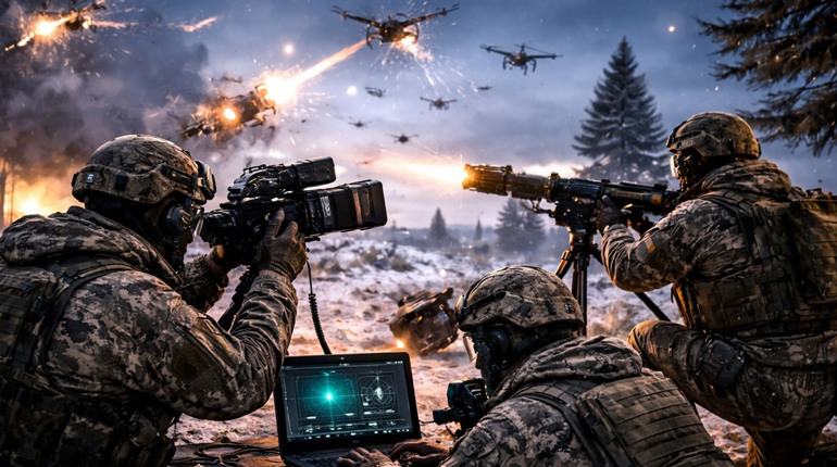 Цієї зими над Чернігівщиною знищили майже 1800 ударних дронів