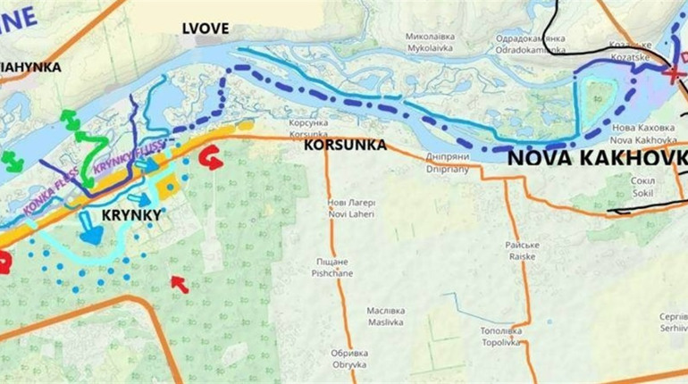 У окупантів на лівому березі значні втрати і великі труднощі