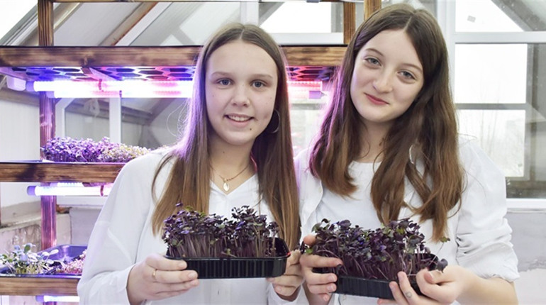 Молодь у проєкті «Розумний город. Мікрозелень» заробила свій перший мільйон