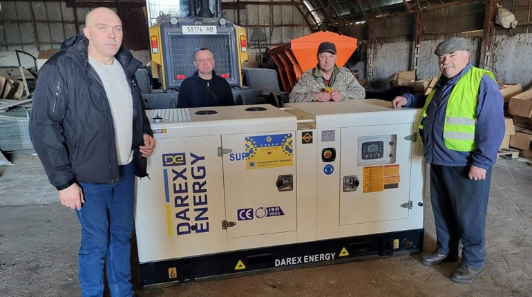 Іванівська громада отримала генератора від міжнародних партнерів