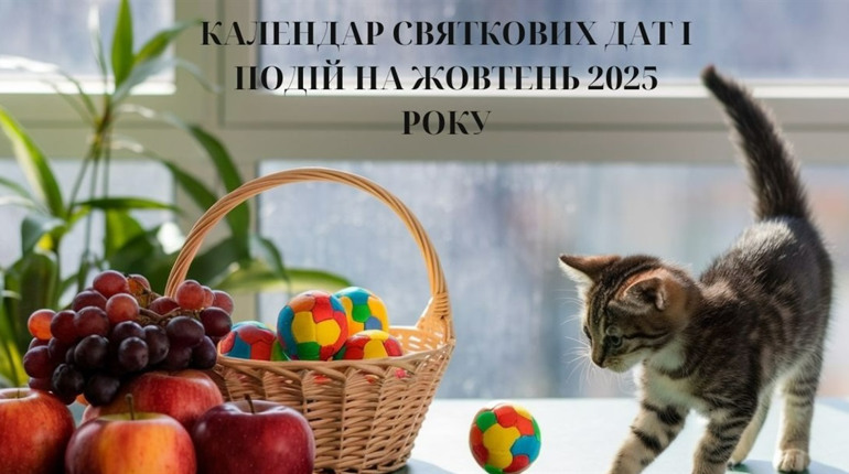 Календар свят та пам'ятних дат на жовтень 2025 року: будьмо в курсі подій