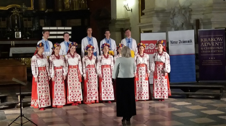 Мелітопольські хористи співали різдвяні пісні в старовинних польських костьолах