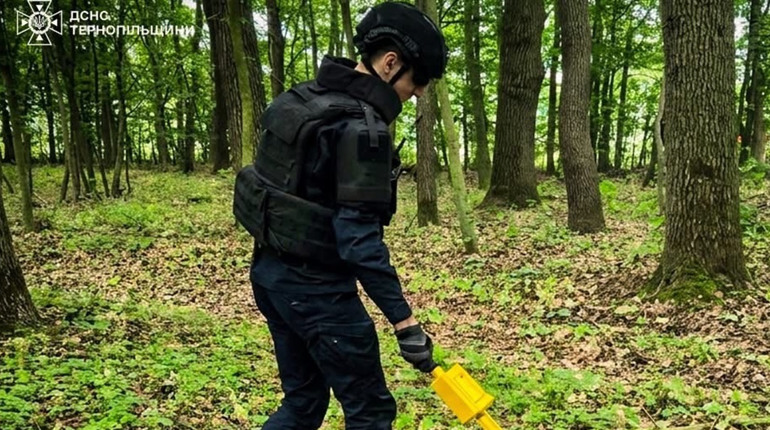 У лісі на Кременеччині знайшли боєприпас часів Другої світової війни