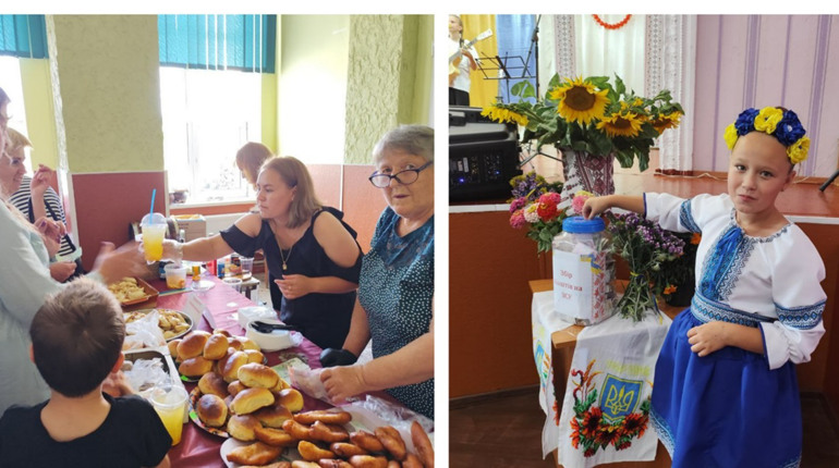 На підтримку односельця-захисника: як в Іванківцях провели патріотичний захід