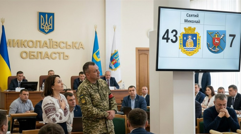 Голос громад почуто: Миколаївська облрада офіційно затвердила новий герб та прапор