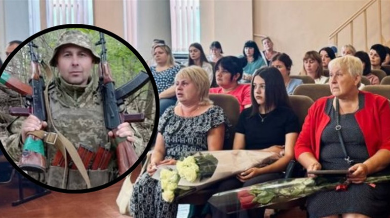 «За військову службу Україні» посмертно — медаль отримала родина Олександра Анахіна