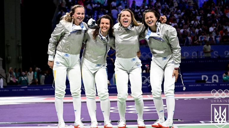 Аліна Комащук у складі збірної України стала чемпіонкою Олімпійських ігор-2024
