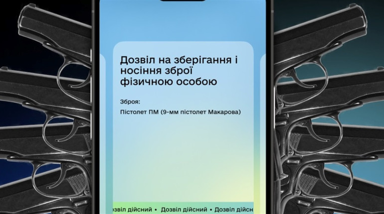 У «Дії» запустили цифровий дозвіл на зброю