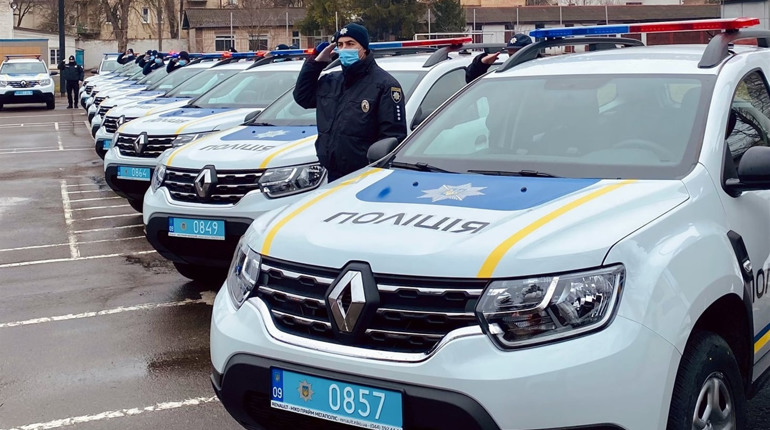 Поліцейські офіцери Верхнянської, Новицької, Войнилівської громад отримали новенькі автівки