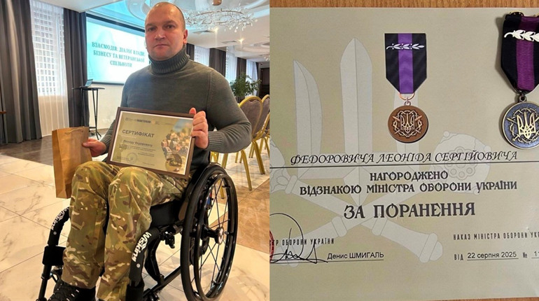 Ветерану з Дубровиччини вручили нагороду та сертифікат на житло