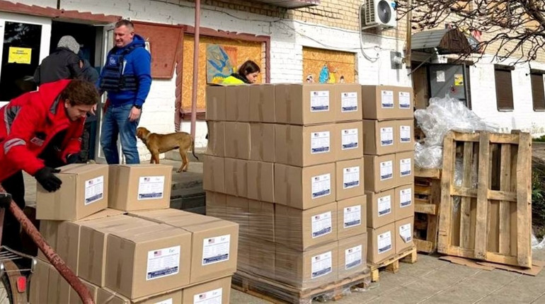 Гуманітарна місія доставила допомогу в старостати Шевченківської громади