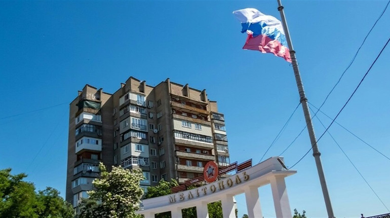 Внаслідок вибуху в Мелітополі, було поранено поліцейського, який приїхав з Росії
