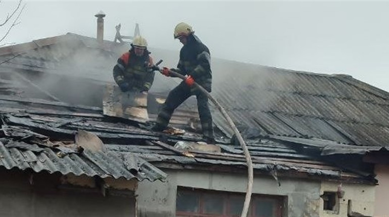 У Фастові на вулиці Тимофія Рудяка горів будинок