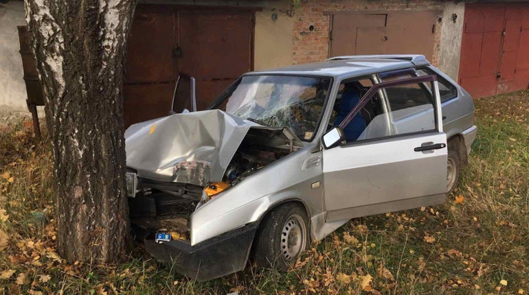 У Шостці у гаражному кооперативі водій в'їхав у березу