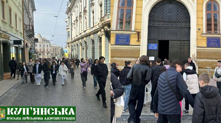 Школярі з Куп’янська вирушили на весняні канікули до Чернівців