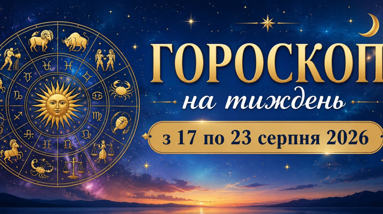 Гороскоп на тиждень з 17 по 23 серпня 2026 року для всіх знаків зодіаку