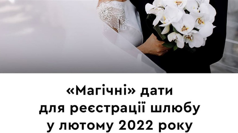 ​​Названо кількість пар, які обрали «щасливу» дату для весілля