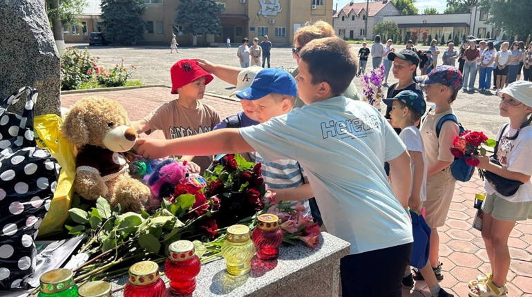 У Біляївці вшанували пам’ять дітей, загиблих через війну рф проти України