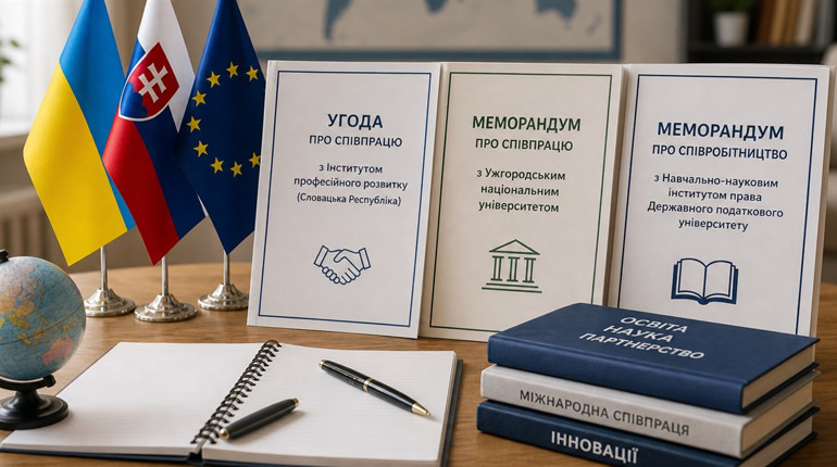 Барський коледж підписав міжнародну угоду зі Словаччиною та меморандуми з українськими вишами