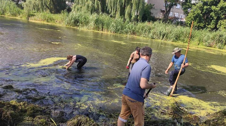 У Сватовому містяни чистили річку Красну: згуртувалися у Facebook. Як можуть долучитися інші