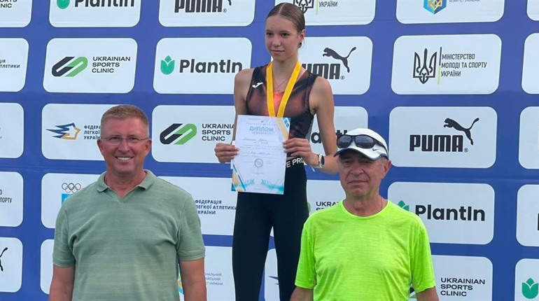 Анастасія Пурик з Нетішина стала чемпіонкою України з легкої атлетики.
