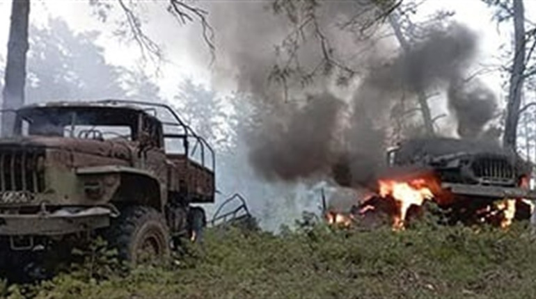 Наш спецназ знищив російський "Урал" з іранськими снарядами для "Градів"