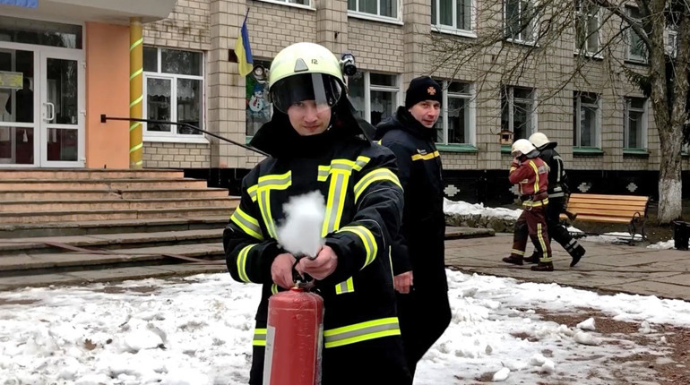Гасили умовну пожежу. Конотоп City спробували себе у ролі рятувальників