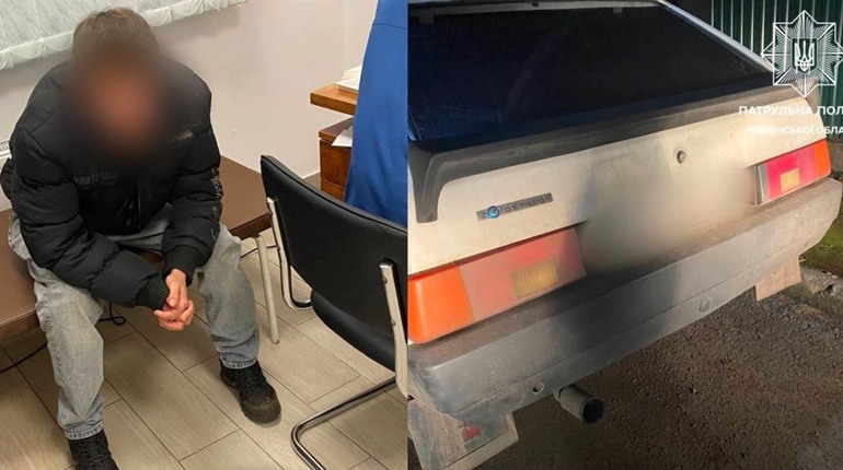 За кермом у стані наркотичного сп'яніння: у Сарнах затримали підлітка