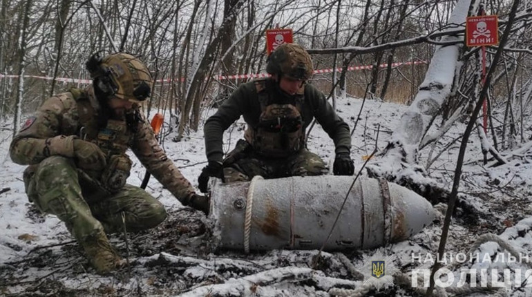 Вибухотехніки виявили у лісі на Сумщині бойову частину ворожої ракети