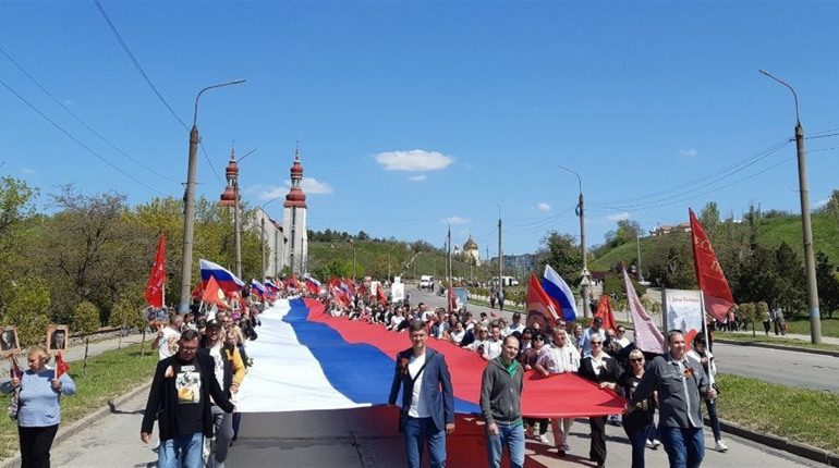 У Бердянську 9 травня пройшов парад «Безсмертного полку». ФОТО