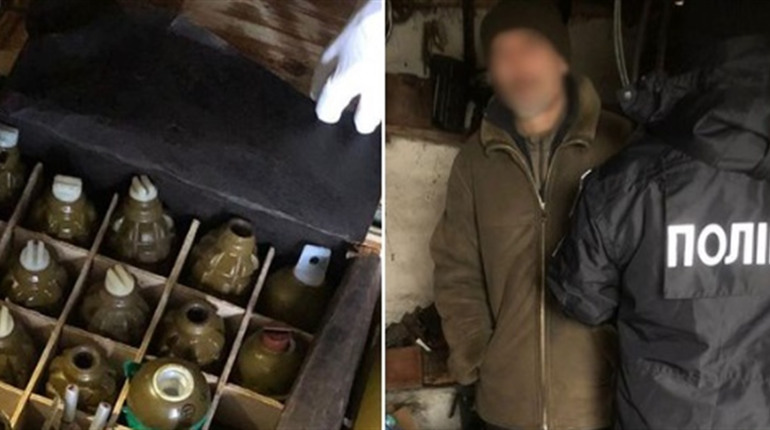 На Ніжинщині в лісі чоловік знайшов ящик гранат Ф-1