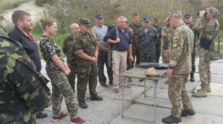 На базі полігону 44-ї артилерійської бригади проходили вишкіл резервісти